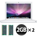 ył͂IzApple MacBook White 2.2GHz Intel Core 2 Duo/SuperDrive [MB062J/B] + 4 ...