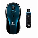 【在庫有り】最大8ヶ月の電池寿命を実現したWindows Vista対応コードレスマウスLX7 Cordless Optical Mouse/メタリックブルーロ ...