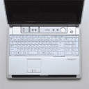 キーボードをホコリや汚れから保護するキーボードカバー【ノート：FUJITSU対応】