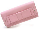 T}T^oT@v``CX SamanthaThavasa Petit Choice Front Ribbon Wallet(L)