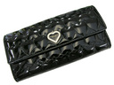 T}T^oT@v``CX SamanthaThavasa Petit Choice Enamel Heart Quilt Wallet with Heart ...
