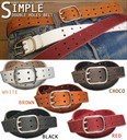 1{͗~Ax[VbNX^CRUBBED BUFFALO VINTAGE OIL LEATHER SIMPLE DOUBLE HOLES BELTVv ...