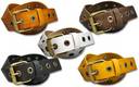 HARNESS STYLE BUCKLE and BUFFALO VINTAGE LEATHER SINGLE EYELET BELTobt@[re[WU ...