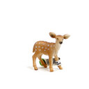 小さな子鹿は、背中の白い点がかわいいですね。リアルに表現されている動物のフィギア。シュライヒ 仔ジカ （White-tailed Fawn）... ...