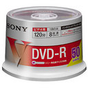 ソニー 8倍速録画用DVD-R ホワイト 50枚 50DMR12HPP