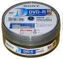 数限定SONY　DVD?R120分録画＆DATA用　インクジェット対応（幅広）1?16倍速スピンドル20枚... ...